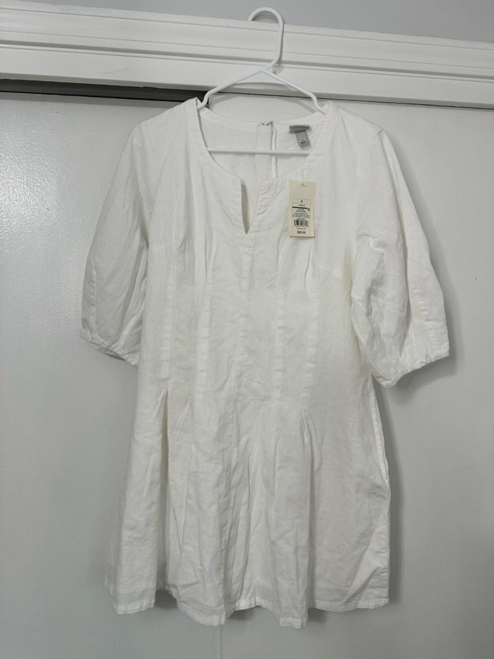 A New Day A-Line Mini White Dress